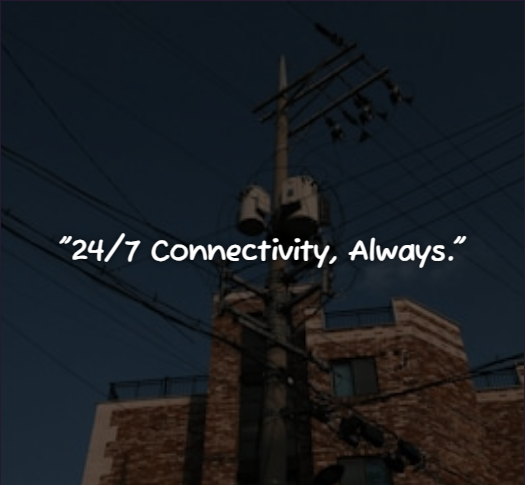 24*7 connectivity, Always